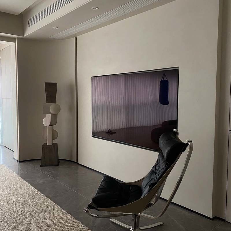Geometric Wood Floor Sculpture Showroom 160cm Abstract Sculpture Home Decor