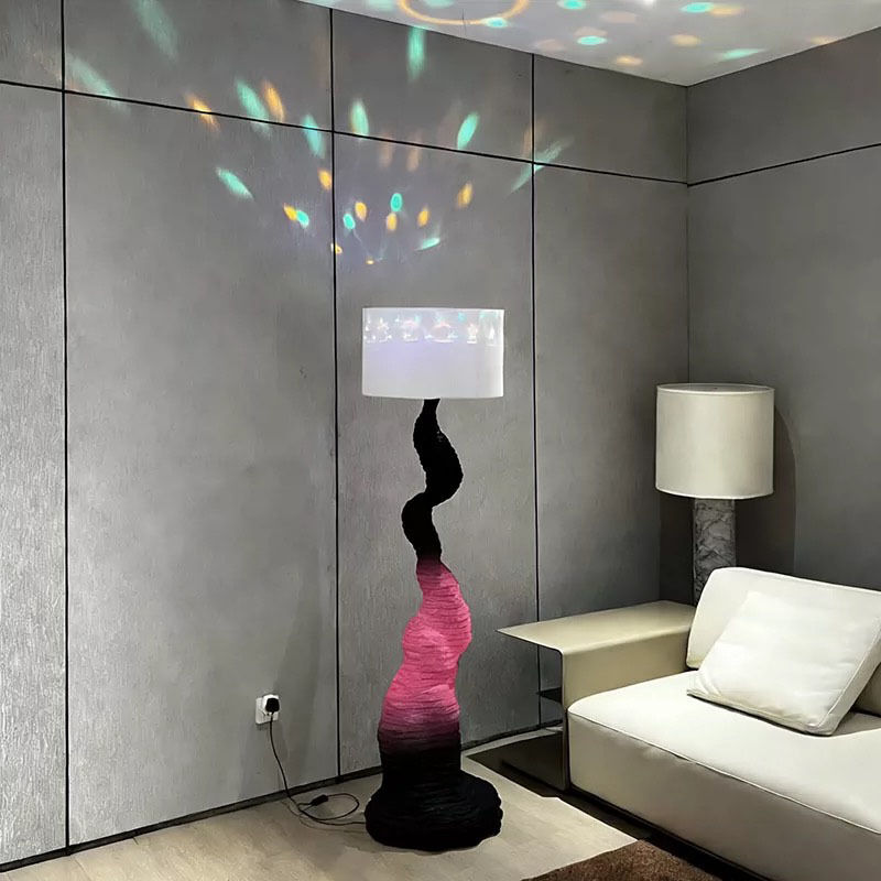 Handcrafted Sculptural Lighting Vintage Italian Style Starlight Sculptural Floor Lamp