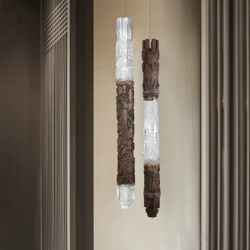 Artistic Pendant Hanging Art Piece Hotel Lobby Custom Color Resin Art Sculpture