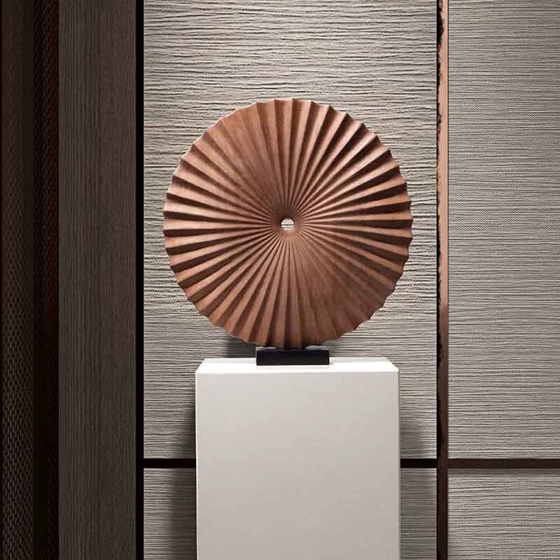 Custom Abstract Sculptures Carved Wood Sculpture Abstract Textured Wood Art Decor